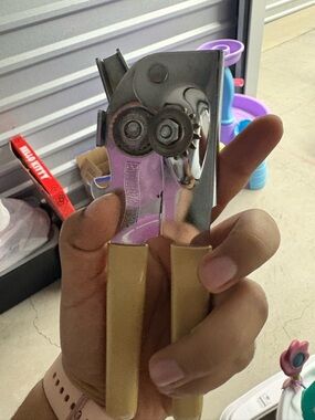 Vintage Can Opener with Cream Handles